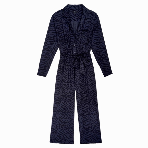 Rails Callan Tiger Stripe Belted Wide Leg Jumpsuit - Picture 11 of 11